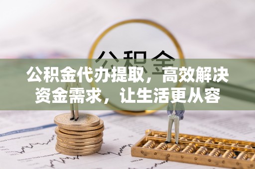 新林公积金代办提取，高效解决资金需求，让生活更从容