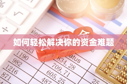 新林如何轻松解决你的资金难题