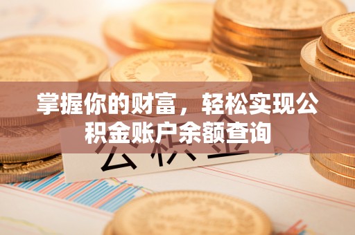 新林掌握你的财富，轻松实现公积金账户余额查询
