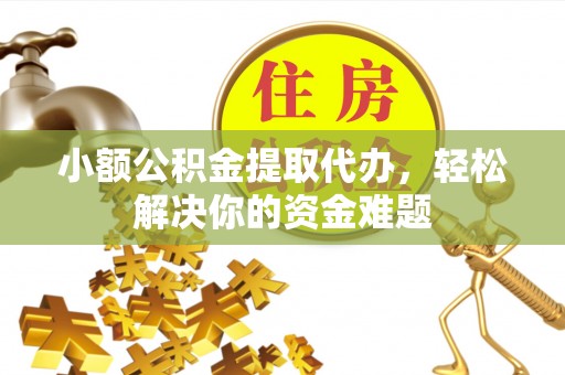 新林小额公积金提取代办，轻松解决你的资金难题