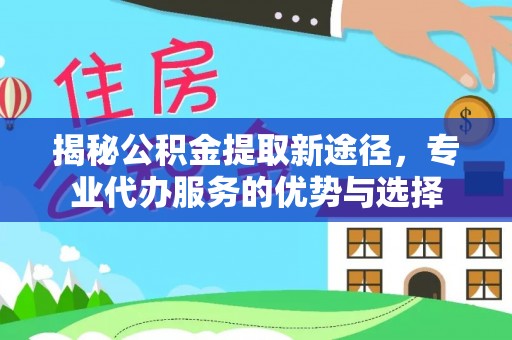 新林揭秘公积金提取新途径，专业代办服务的优势与选择