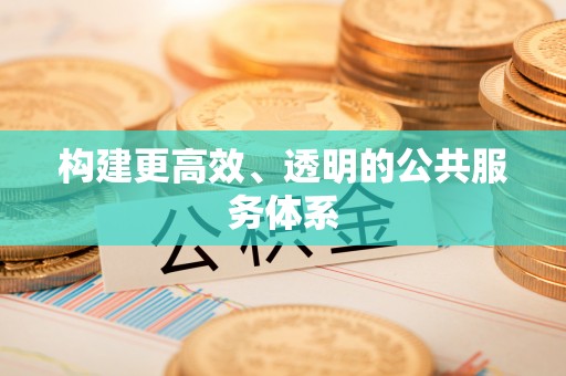 新林构建更高效、透明的公共服务体系