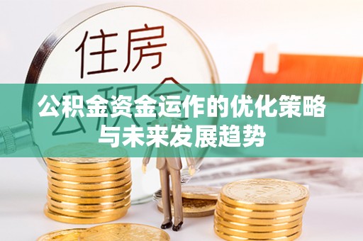 新林公积金资金运作的优化策略与未来发展趋势