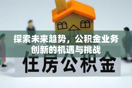 新林探索未来趋势，公积金业务创新的机遇与挑战