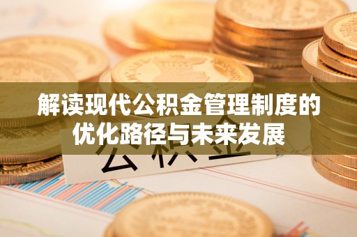 新林解读现代公积金管理制度的优化路径与未来发展