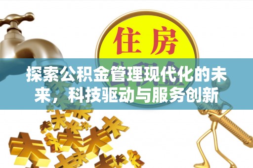 新林探索公积金管理现代化的未来，科技驱动与服务创新