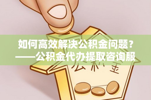 新林如何高效解决公积金问题？——公积金代办提取咨询服务指南