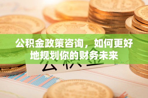 新林公积金政策咨询，如何更好地规划你的财务未来