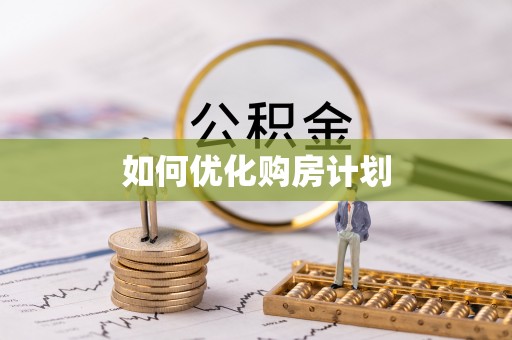 新林如何优化购房计划