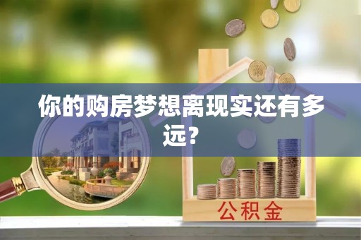 新林你的购房梦想离现实还有多远？