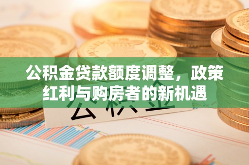 新林公积金贷款额度调整，政策红利与购房者的新机遇