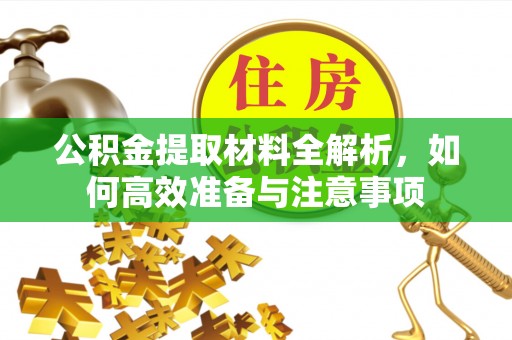 新林公积金提取材料全解析，如何高效准备与注意事项