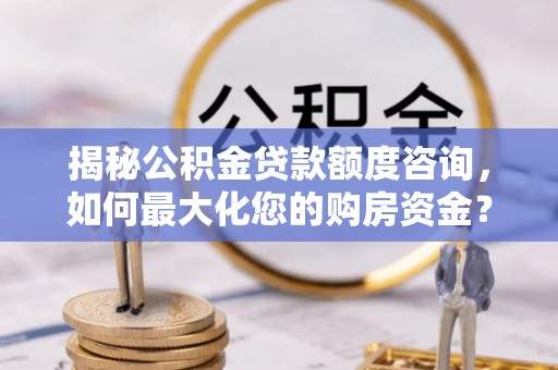 新林揭秘公积金贷款额度咨询，如何最大化您的购房资金？