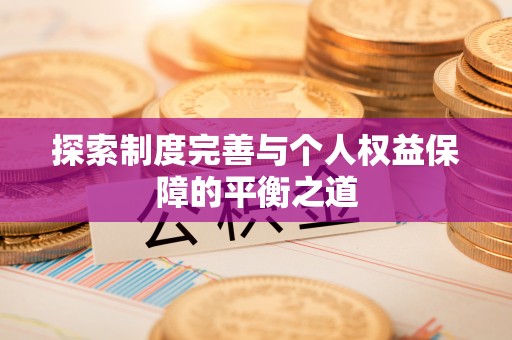 新林探索制度完善与个人权益保障的平衡之道