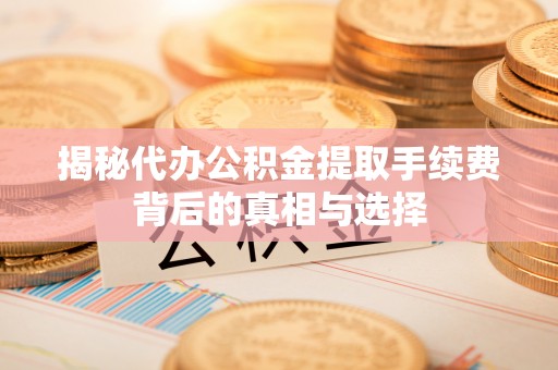 新林揭秘代办公积金提取手续费背后的真相与选择