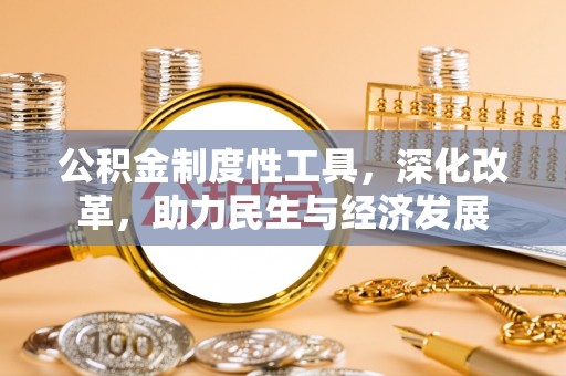 新林公积金制度性工具，深化改革，助力民生与经济发展