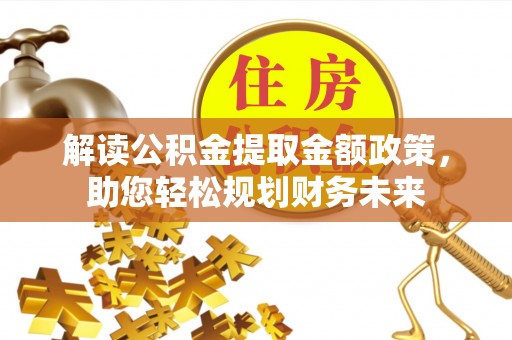 新林解读公积金提取金额政策，助您轻松规划财务未来