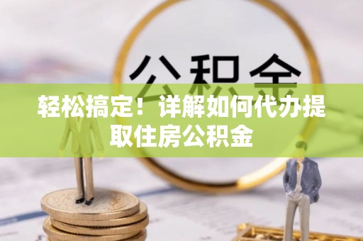 新林轻松搞定！详解如何代办提取住房公积金