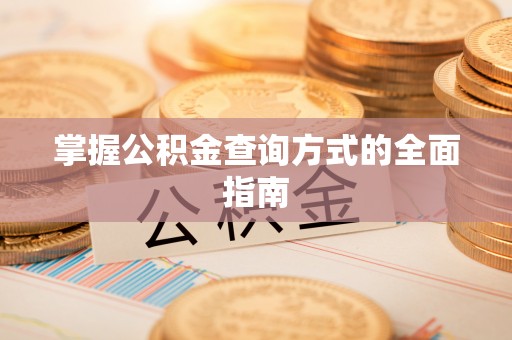 新林掌握公积金查询方式的全面指南
