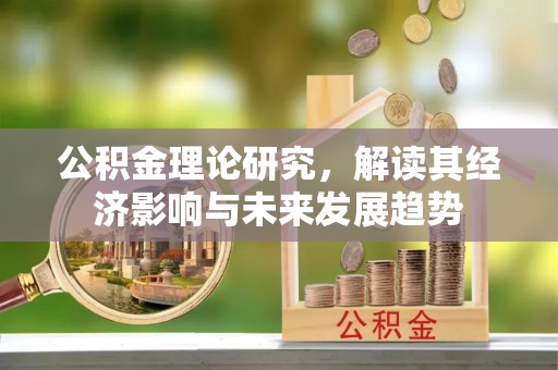 新林公积金理论研究，解读其经济影响与未来发展趋势