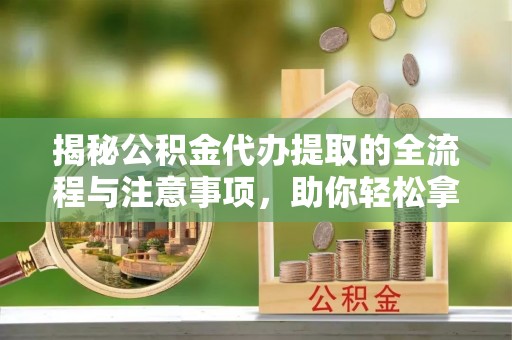 新林揭秘公积金代办提取的全流程与注意事项，助你轻松拿回属于自己的钱