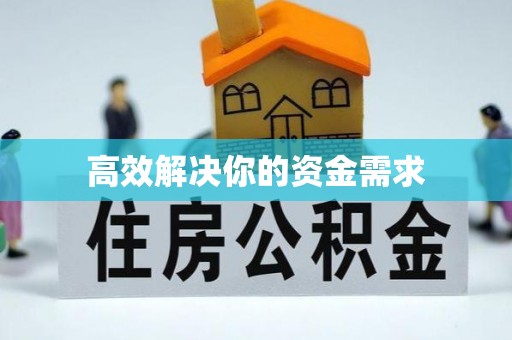 新林高效解决你的资金需求