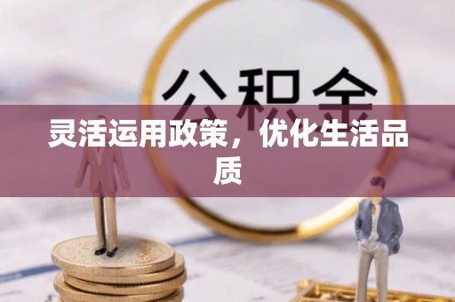新林灵活运用政策，优化生活品质