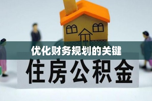 新林优化财务规划的关键