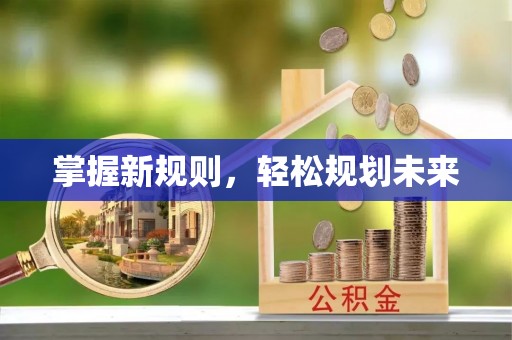 新林掌握新规则，轻松规划未来
