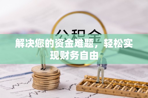 新林解决您的资金难题，轻松实现财务自由