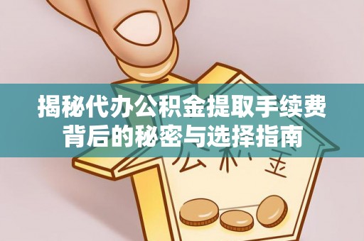 新林揭秘代办公积金提取手续费背后的秘密与选择指南