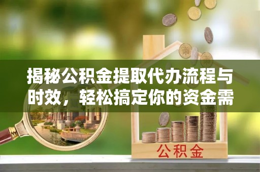 新林揭秘公积金提取代办流程与时效，轻松搞定你的资金需求