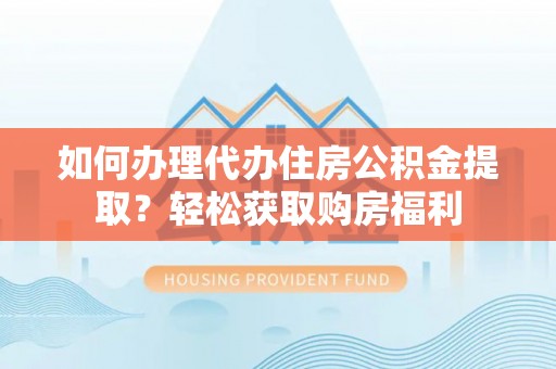 新林如何办理代办住房公积金提取？轻松获取购房福利