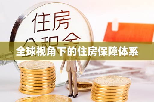 新林全球视角下的住房保障体系